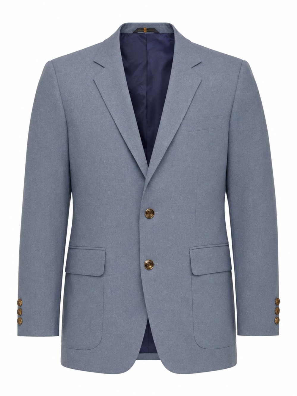 Vintage Haggar Magic Stretch Blazer Suit Jacket Men's Blue Size 46
